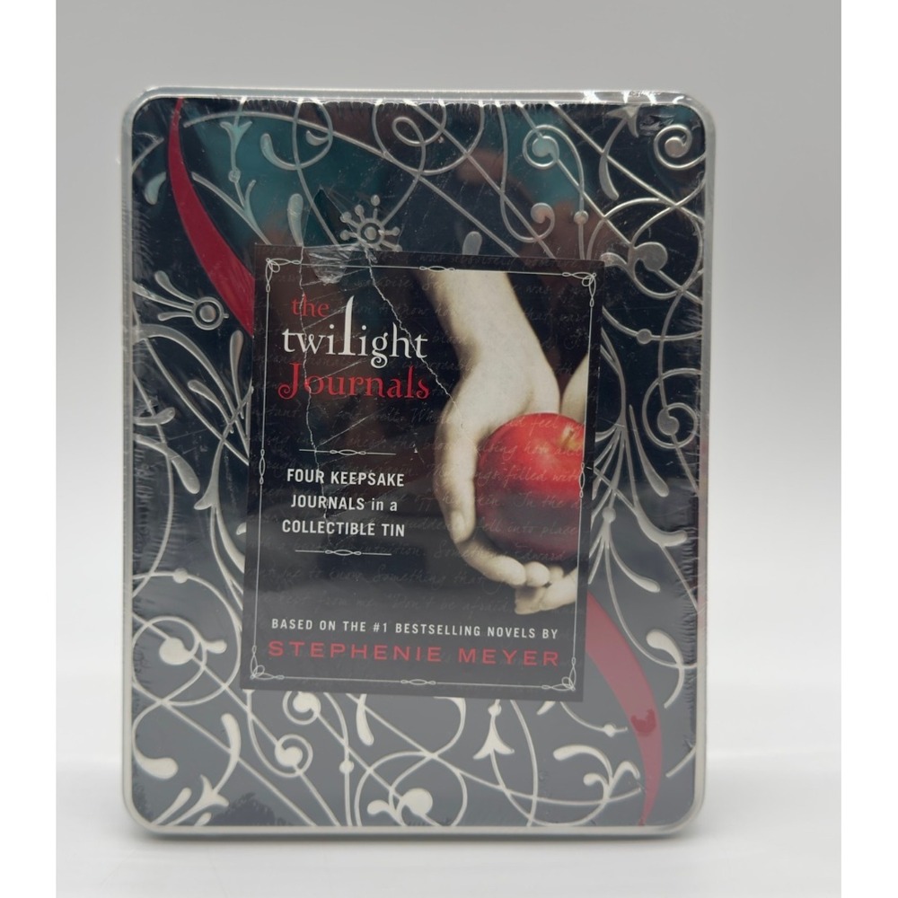 NEW SEALED Twilight Journals Collectible Tin Set Stephenie Meyer 4 Keepsake Book